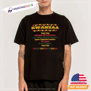 7 Principles of Kwanzaa Modern Language Translated Tee 2