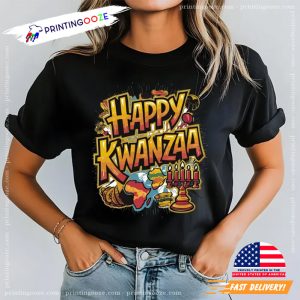 African American Holiday Happy Kwanzaa T shirt