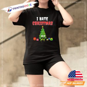 Anti Christmas I Hate Christmas T shirt 1