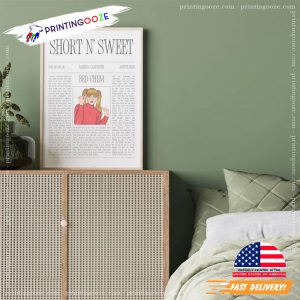 Bed Chem Sabrina Carpenter Short N' Sweet Poster 3