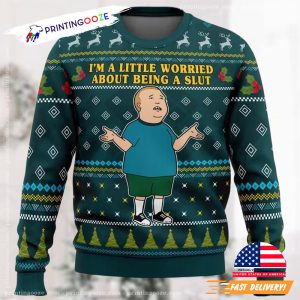 Bobby Hill Funny Meme Christmas Ugly Sweater 1