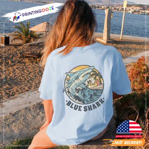 California Blue Shark Surf Shirt 2