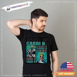 Cardi B Shirt Hip Hop 90s Retro Vintage Graphic Tee T-Shirt