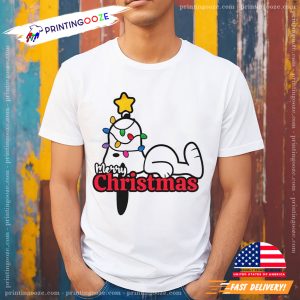 Charlie Brown Snoopy Merry Christmas Tree T-shirt