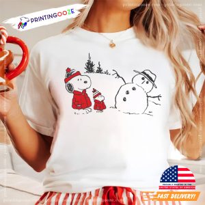 Charlie Brown and Snoopy Christmas T-shirt