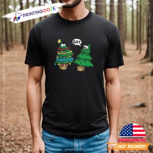 Christmas Gay Christmas Tree Funny LGBTQ Christmas T shirt 1