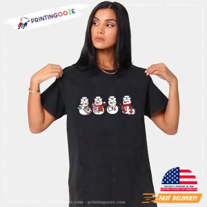 Christmas Nurse Snowman Comfort Color Tee