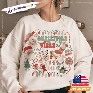 Christmas Vibes funny christmas shirts for family 3