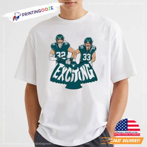 Cooper DeJean And Reed Blankenship Exciting Whites NFL Tee