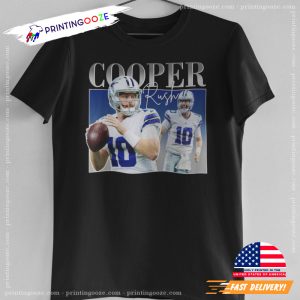 Cooper Rush Dallas Cowboys Vintage Football T shirt 1