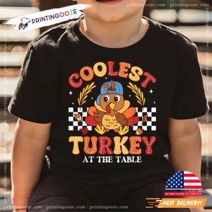 Cute Couple Matching Turkey In The Flock Thanksgiving T shirt 2