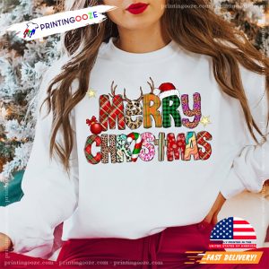 Cute Merry Christmas Art Style Shirt