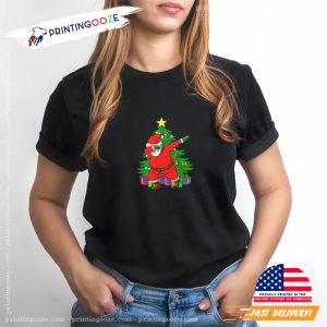 Dab Santa Christmas Tree Dabbing St Nicholas Xmas T shirt 3