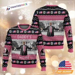 Daddy’s Home President Trump Christmas Ugly Sweater