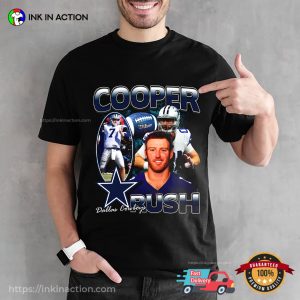 Dallas Cowboys Cooper Rush Graphic T shirt 3