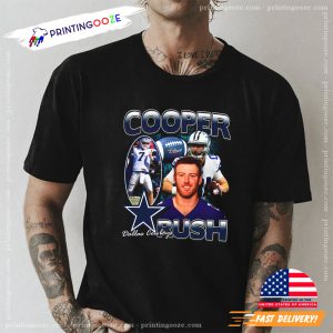 Dallas Cowboys Cooper Rush Quarterback Football T shirt 1