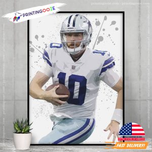 Dallas Cowboys Cooper Rush Run Poster 3