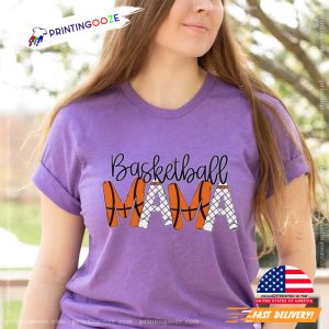 Doodle Basketball Mama Comfort Colors T shirt