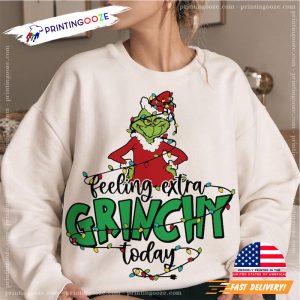 Feeling Extra Grincy Today Retro Christmas Shirt 2