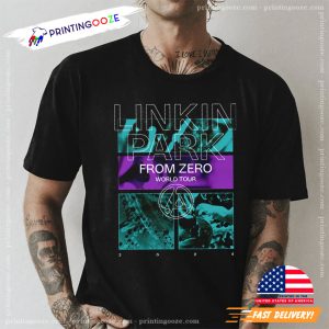 From Zero World Tour Linkin Park Colors Graphic Shirt 3