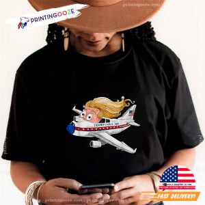 Funny Trump Force One 2024 President Trump T shirt