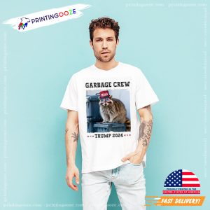 Garbage Crew Maga Trump 2024 Raccoon T shirts