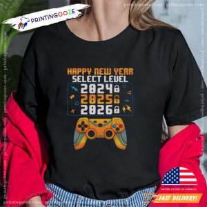 Happy New Year Select Level 2025 T Shirt 3