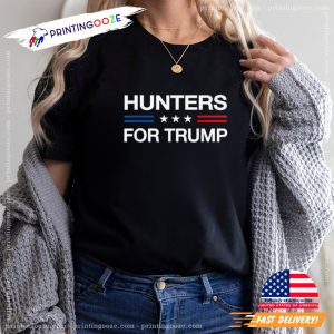 Hunters For Trump Funny USA Presidennt 2024 Shirt