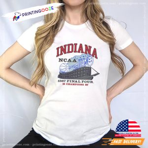 Indiana NCAA Champions 1987 Final Four Retro indiana hoosiers shirt 3