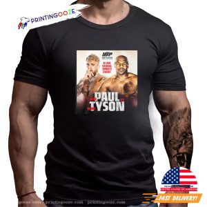 Jake Paul Vs Mike Tyson Alive Global Sports Event T shirt 3