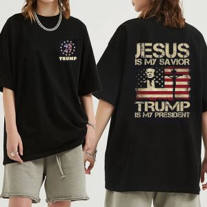 Jesus Is My Savior Trump Is My President Trump 2014 shirt 3