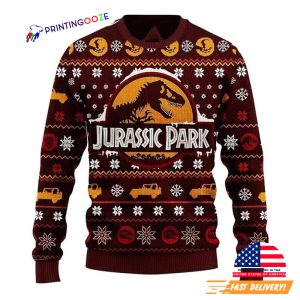 Jurassic Park Ugly Christmas Sweater