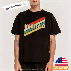 Kenny G Vintage 80s Art Style Musician Shirt 3