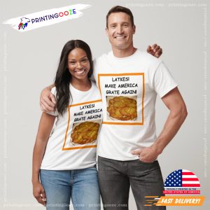 Latkes Make America Grate Again Unisex T shirt