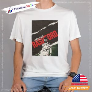 MU Marcus Rashford Retro Graphic T shirt