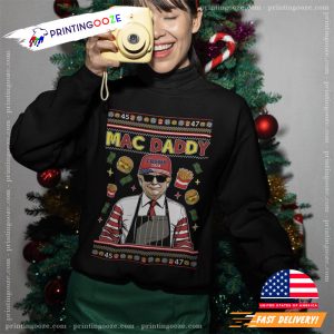 Mac Daddy Trump 2024 Ugly Christmas Shirt