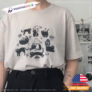 Meowshroom Sticker Style Unisex Shirt