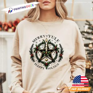 Merry Yule & Happy Solstice december solstice T-shirt