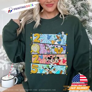 Mickey and Friends Happy New Year 2025 Shirt 2