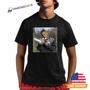 Mike Tyson Pigeons Photo T shirt 1