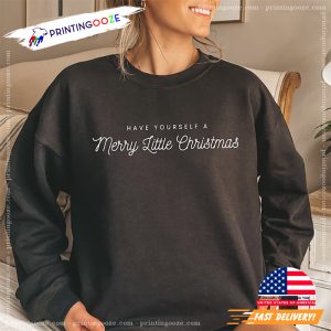 Minimal Merry Little Christmas Shirt