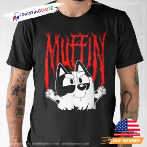 Muffin Metal Tan Blue Heeler Muffin Emotions T-Shirt