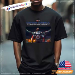 New Captain America Sam Wilson Marvel T shirt