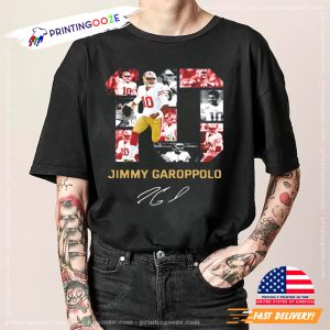 Number 10 Jimmy Garoppolo San Francisco 49ers Signature shirt 2