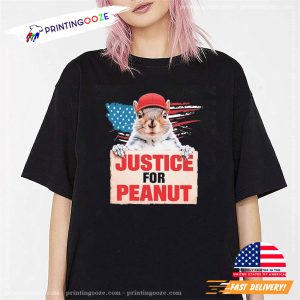 Official Justice For Peanut The Squirrel Peanut Squirrel T Shirt 3