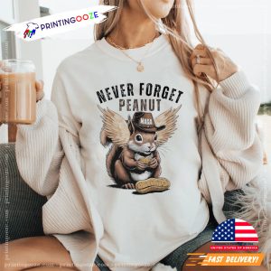 Official Peanut Squirrel Never Forget Peanut 2024 Shirt 1