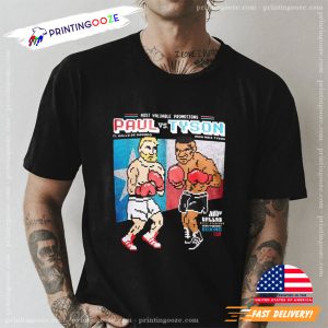 Paul Vs. Tyson Boxing Special T shirt 2