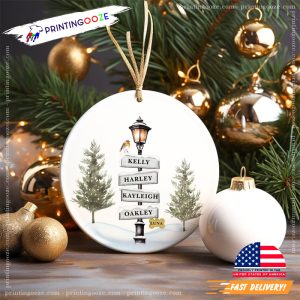 Personalised Christmas Tree Decoration Ornament 2