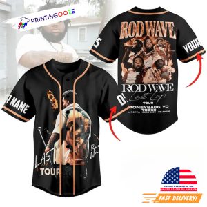 Personalized Rod Wave Last Lap Baseball Jersey 2