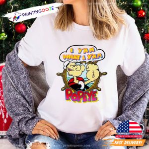 Popeye 90s Classic Cartoon T shirt 2